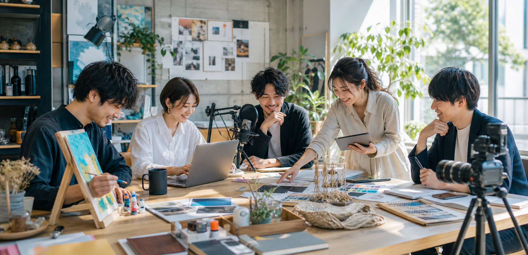 事業化ルートを検討する様子